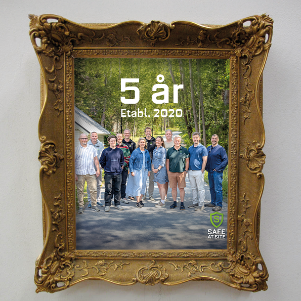 SafeAtSite 5års-tavla